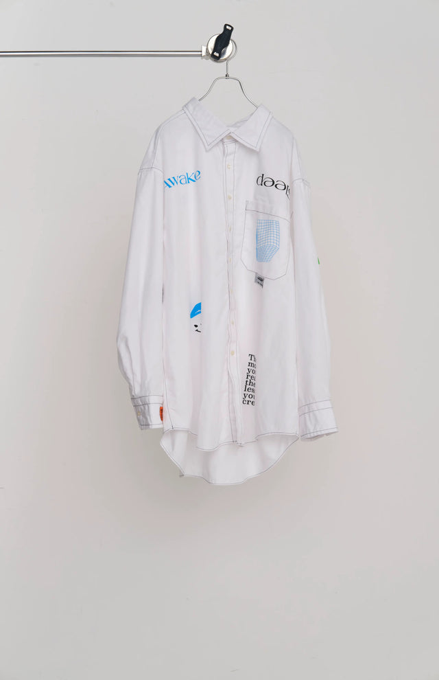 BODYSONG.×A2Z A-ZSHIRT02 WHITE