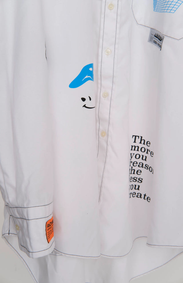 BODYSONG.×A2Z A-ZSHIRT02 WHITE