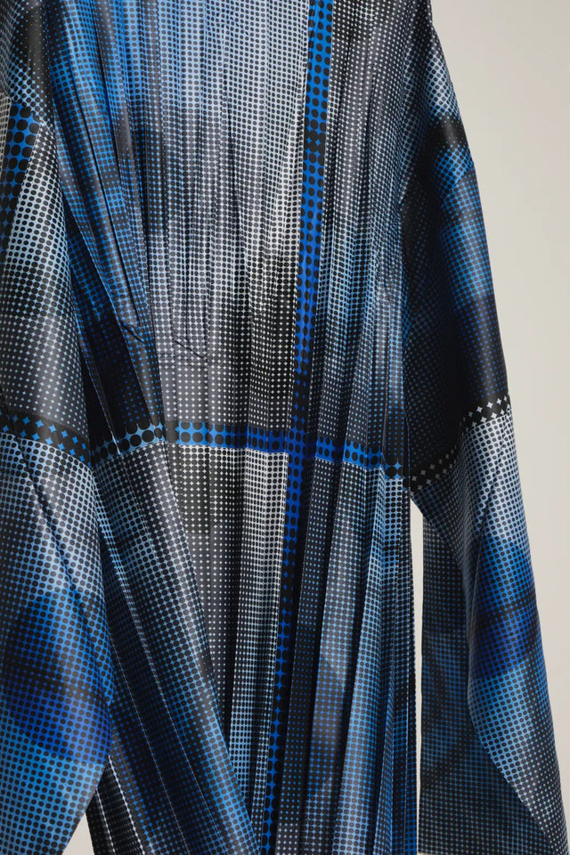 HALF PLEATS PULL SMILE FABRIC