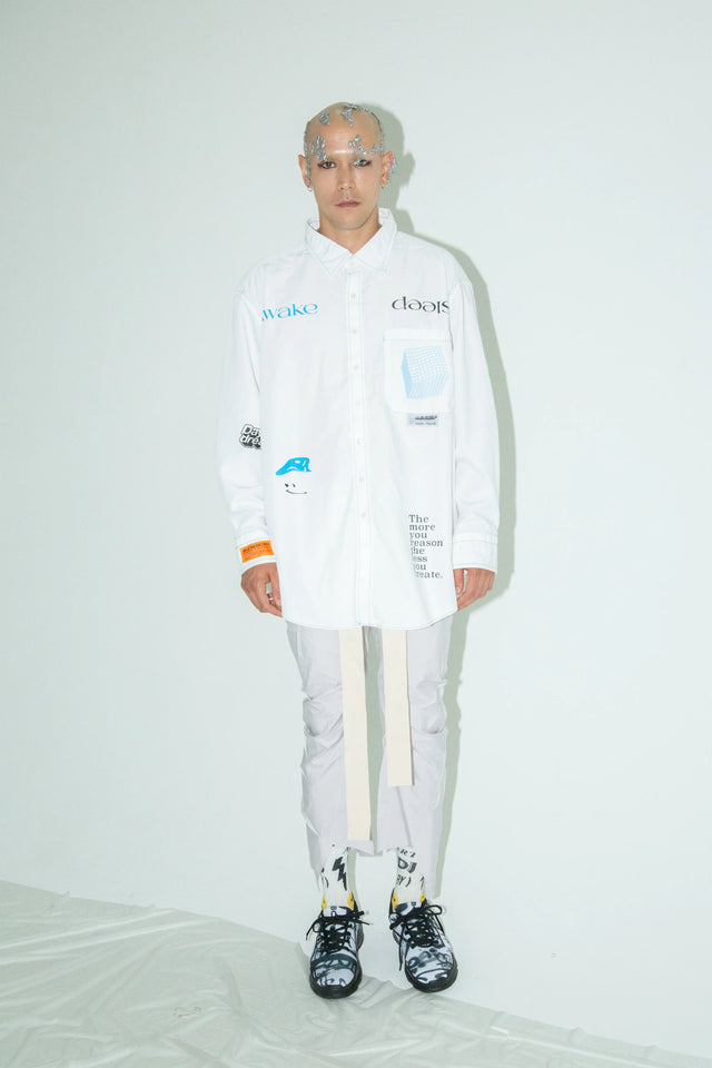 BODYSONG.×A2Z A-ZSHIRT02 WHITE