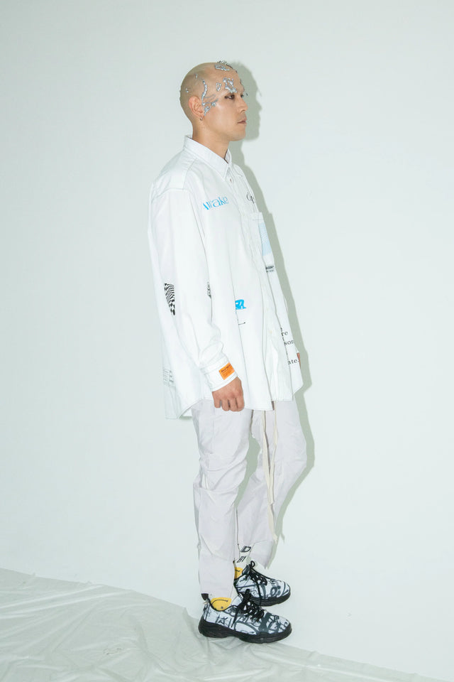 BODYSONG.×A2Z A-ZSHIRT02 WHITE