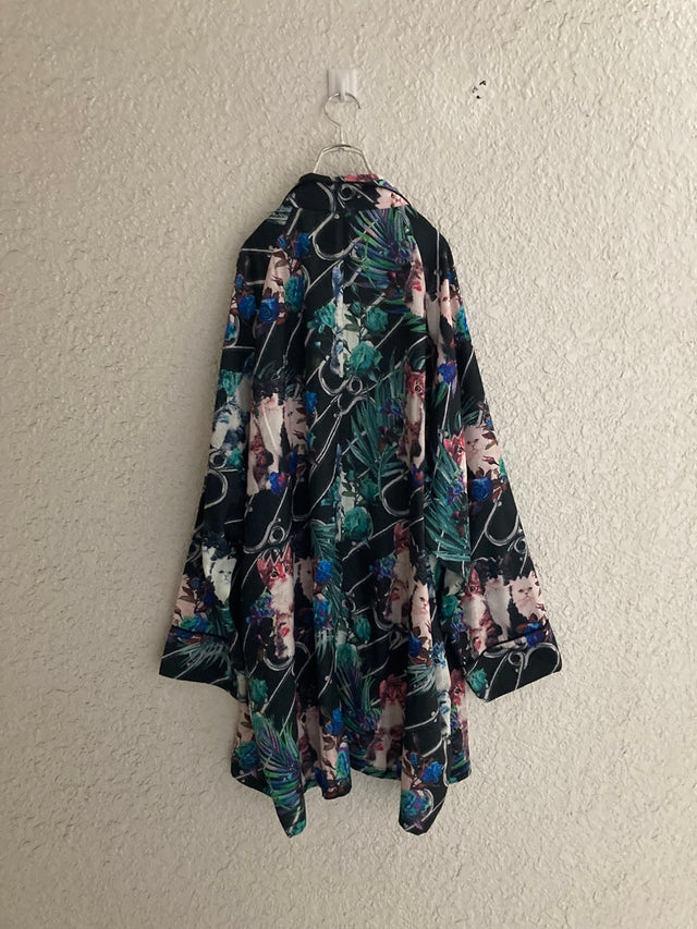 JUVENILE HALL ROLLCALL / 1880 FK PAJAMA JACKET - FREE KITTEN(A)