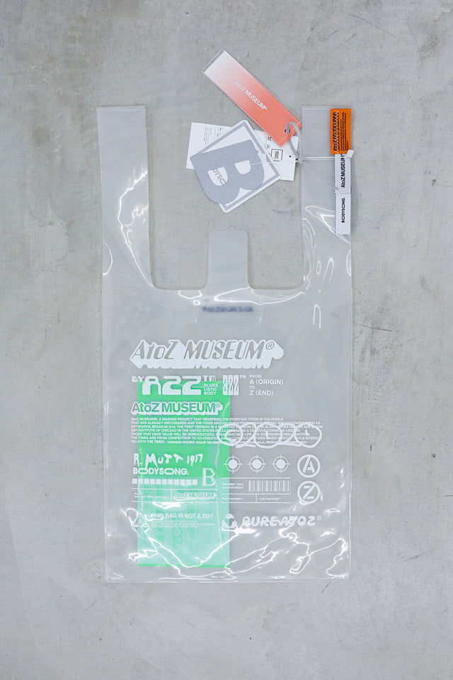 A2Z™ AtoZ MUSEUM® × BODYSONG  clear shop bag