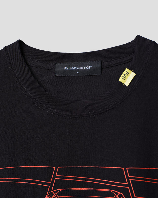 REDLINE T-SHIRT B  [ REDLINE — INKAR meets KOJI SHIOUCHI ]