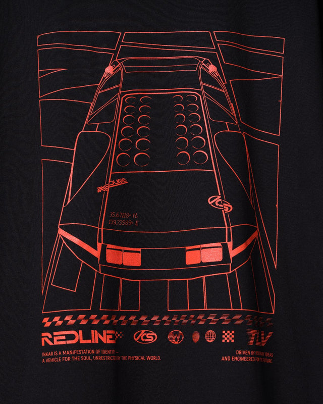 REDLINE T-SHIRT B  [ REDLINE — INKAR meets KOJI SHIOUCHI ]
