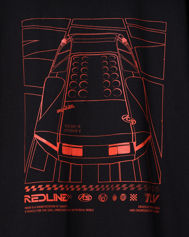 REDLINE T-SHIRT B  [ REDLINE — INKAR meets KOJI SHIOUCHI ]