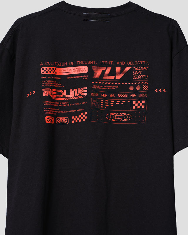 REDLINE T-SHIRT B  [ REDLINE — INKAR meets KOJI SHIOUCHI ]