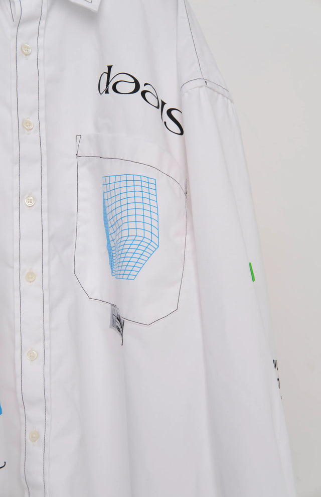 BODYSONG.×A2Z A-ZSHIRT02 WHITE