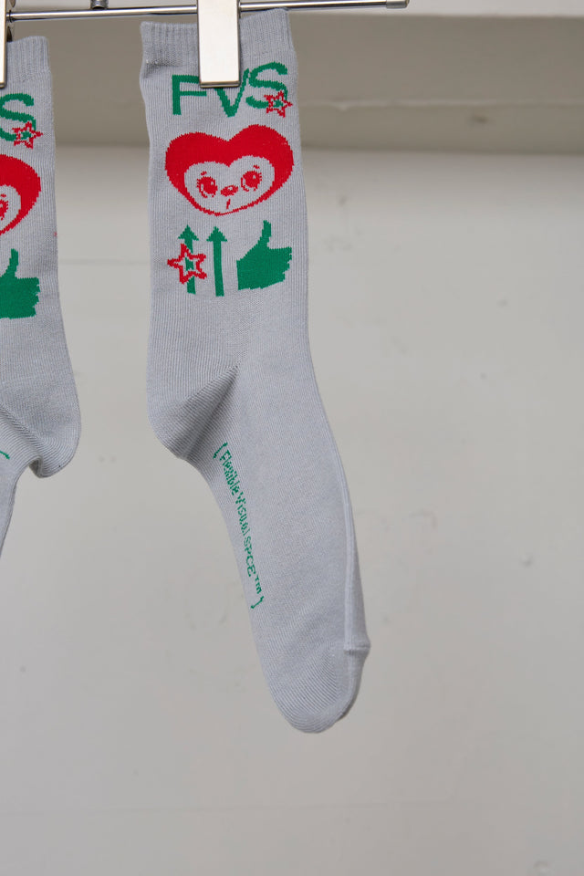 BASIC SOCKS / HEART KOALA［FlexibleVisual SPCE™］