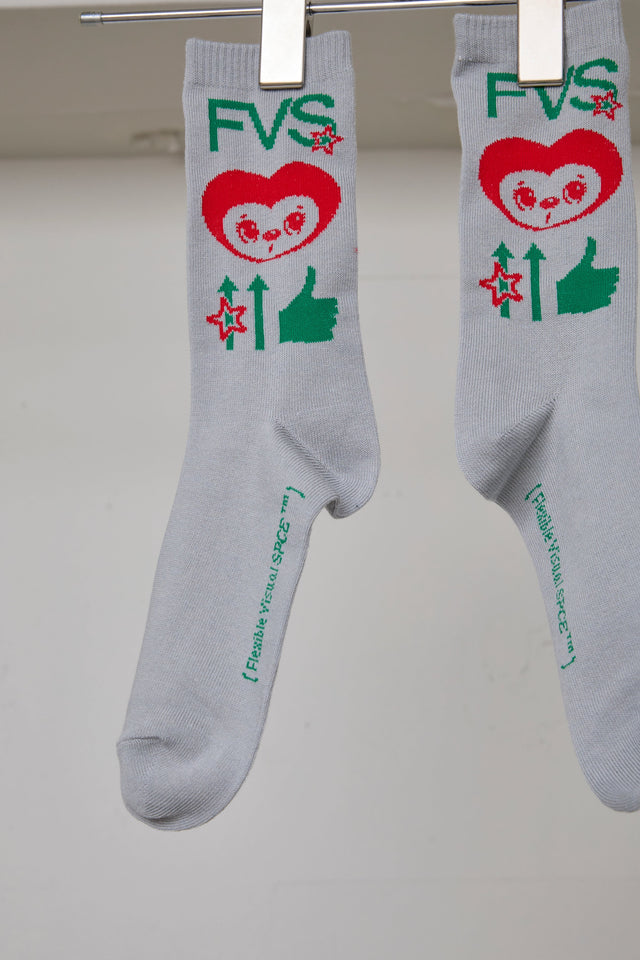 BASIC SOCKS / HEART KOALA［FlexibleVisual SPCE™］