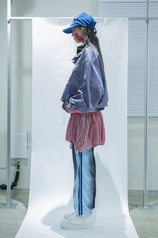 SHADOW-FADE GRADIENT TRACK PANTS［BODYSONG.］