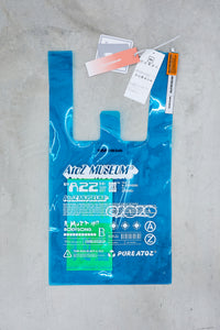 A2Z™ AtoZ MUSEUM® × BODYSONG clear shop bag (sea blue)