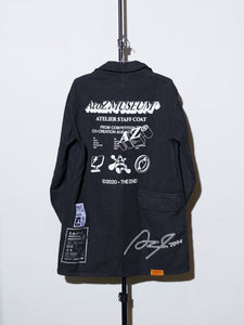SOLD OUT】A2Z™ x bodysong. ATELIER STAFF COAT RAIN BLACK (MILITARY
