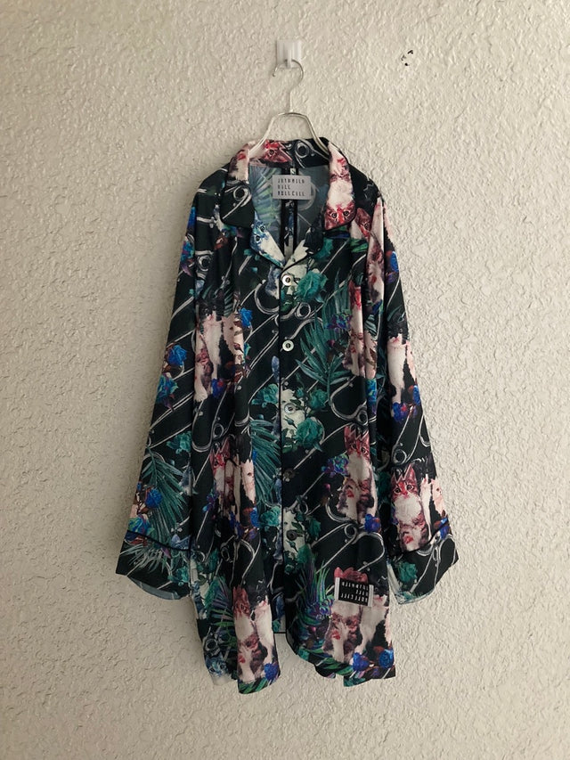 JUVENILE HALL ROLLCALL / 1880 FK PAJAMA JACKET - FREE KITTEN(A)