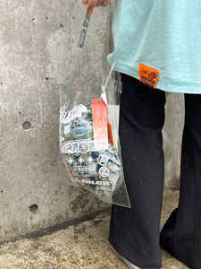 A2Z™ AtoZ MUSEUM® × BODYSONG PVC clear shop bag (skeleton)